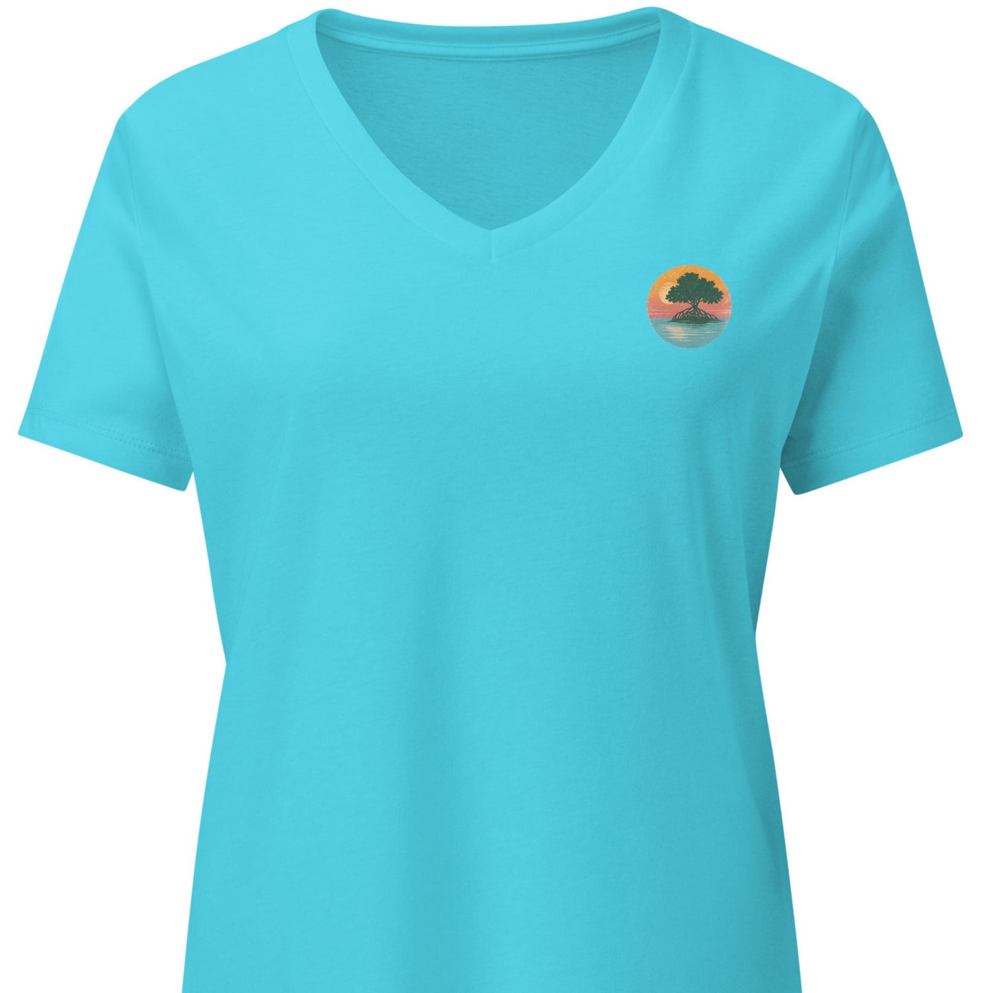 Mangrove Sunset – Women’s Premier Coastal V-Neck