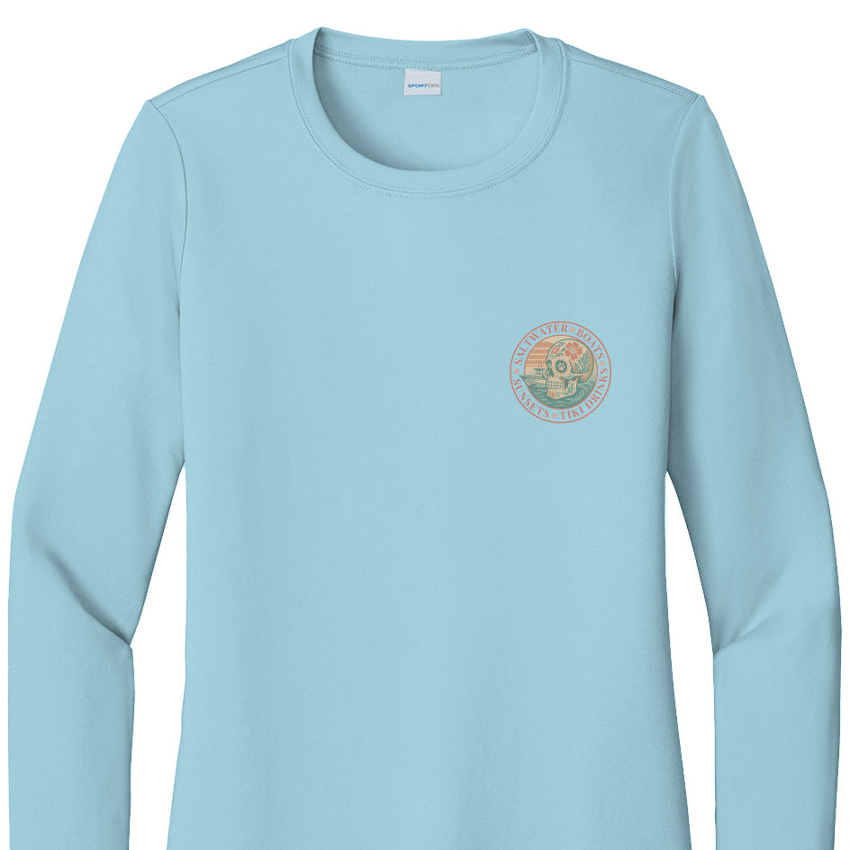 Saltwater • Boats • Sunsets • Tiki Drinks – The Women’s UV Coastal Sun Shirt