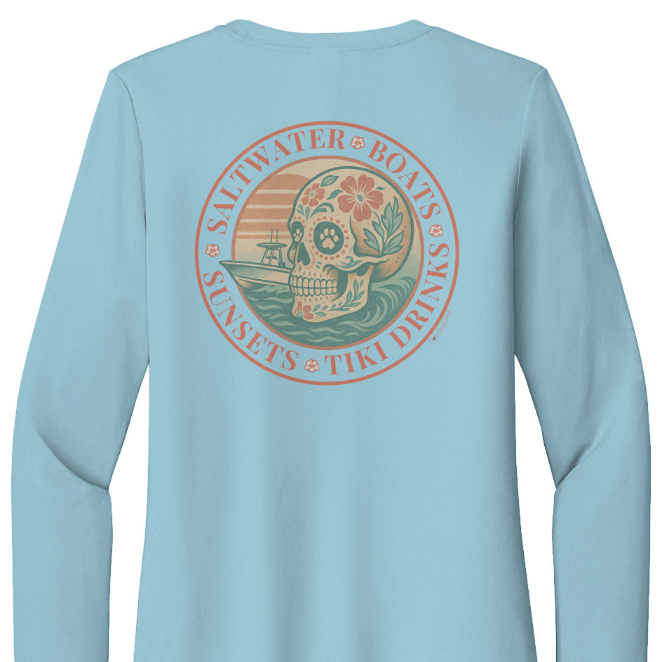 Saltwater • Boats • Sunsets • Tiki Drinks – The Women’s UV Coastal Sun Shirt