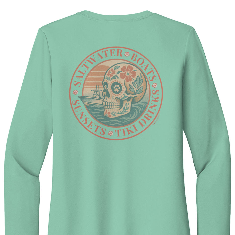 Saltwater • Boats • Sunsets • Tiki Drinks – The Women’s UV Coastal Sun Shirt