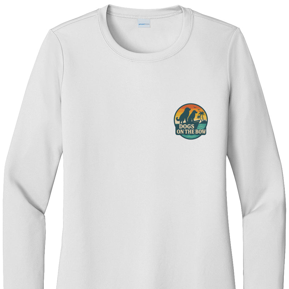 Retro DOB at Sunset – Women's UV Coastal Sun Shirt