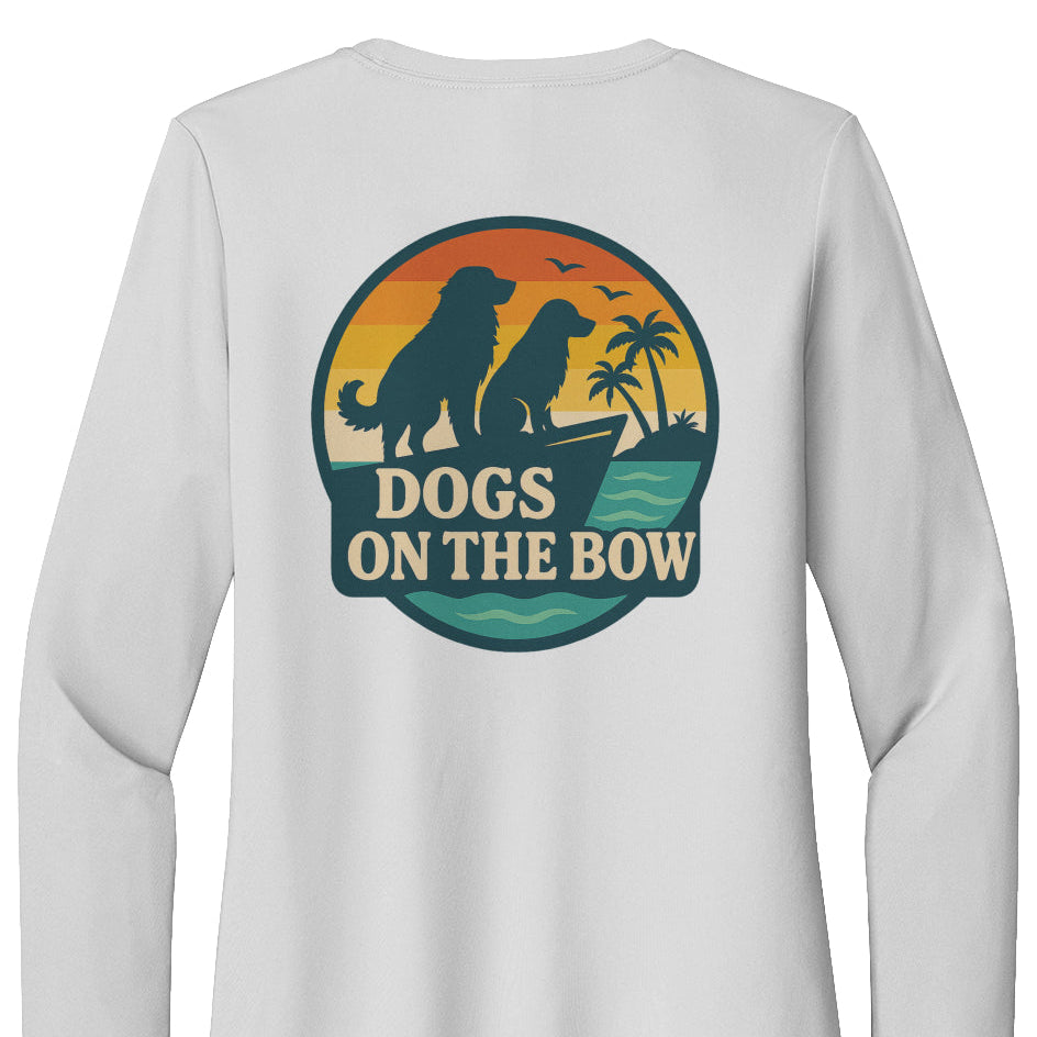 Retro DOB at Sunset – Women's UV Coastal Sun Shirt