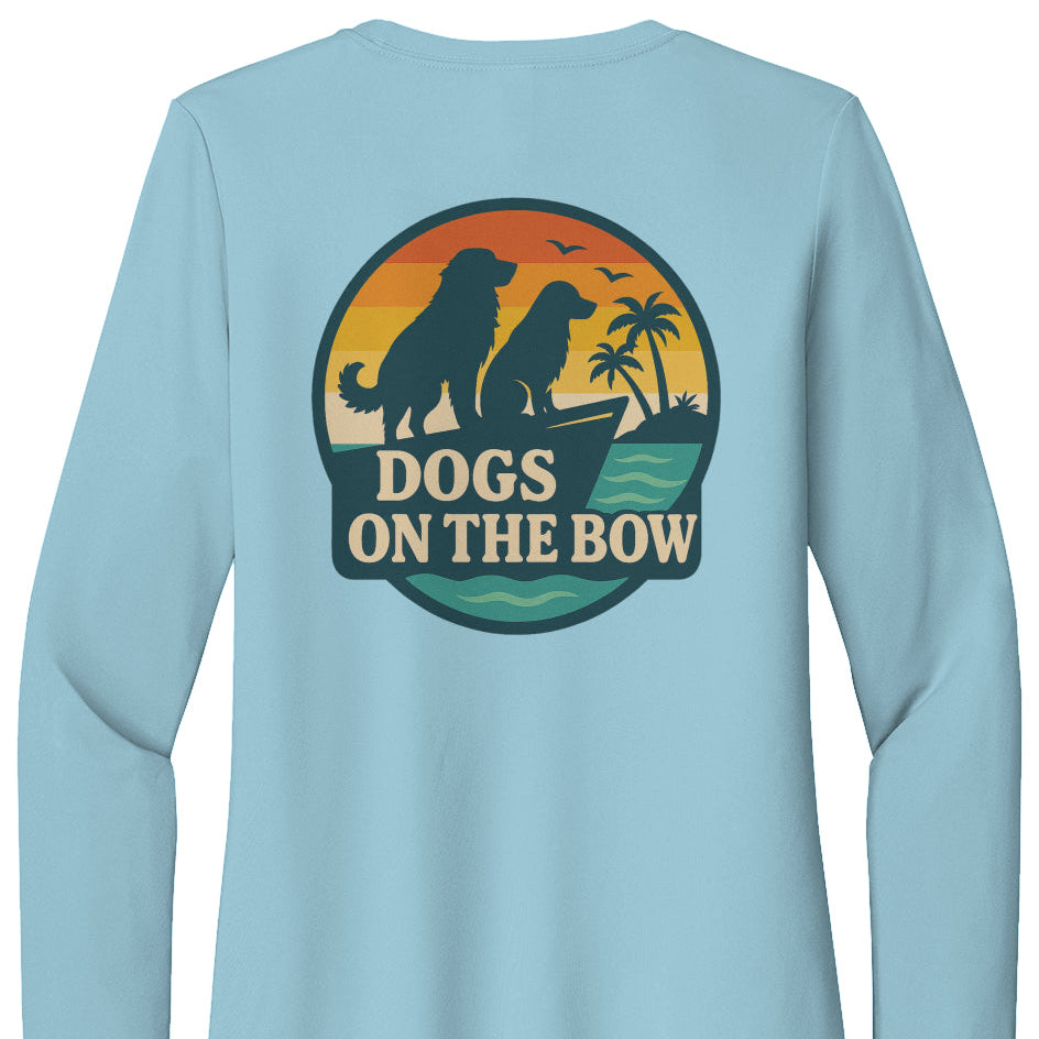 Retro DOB at Sunset – Women's UV Coastal Sun Shirt