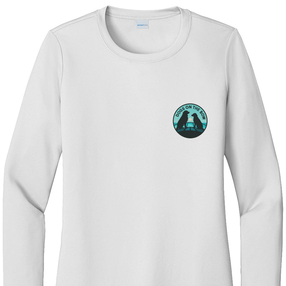DOB (Aqua) - Womens Posi UV Pro LS Tee