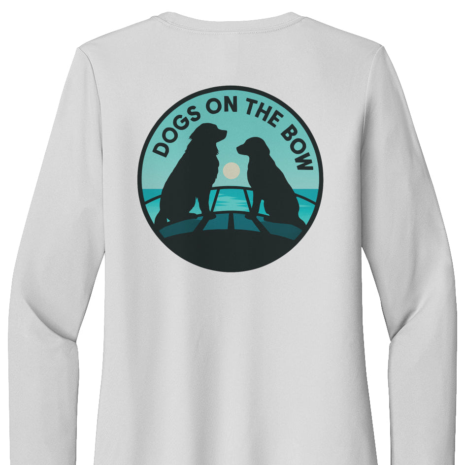 DOB (Aqua) - Womens Posi UV Pro LS Tee