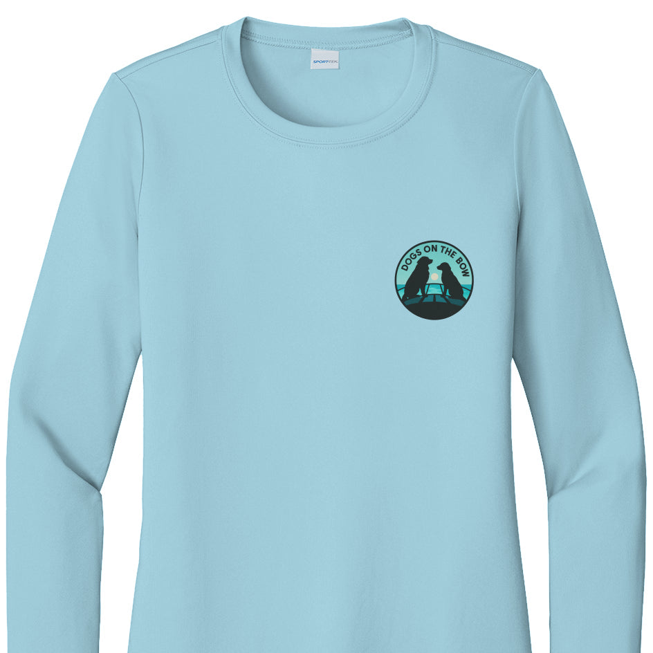 DOB (Aqua) - Womens Posi UV Pro LS Tee