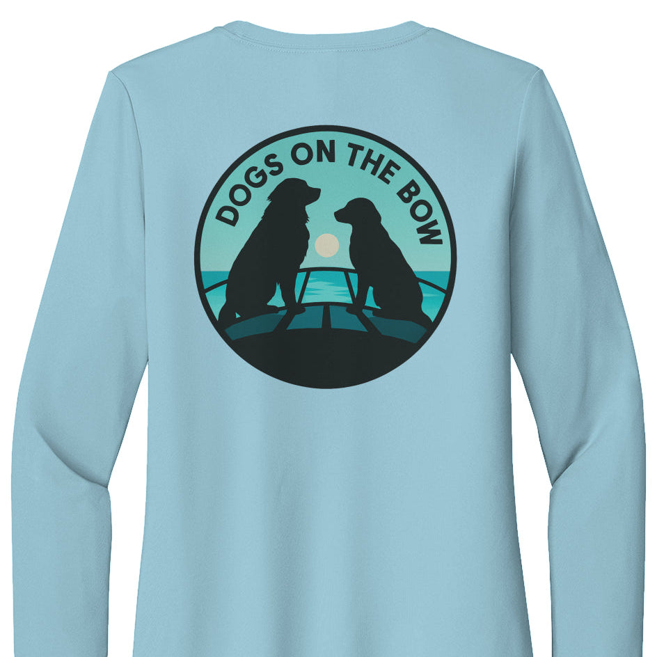 DOB (Aqua) - Womens Posi UV Pro LS Tee