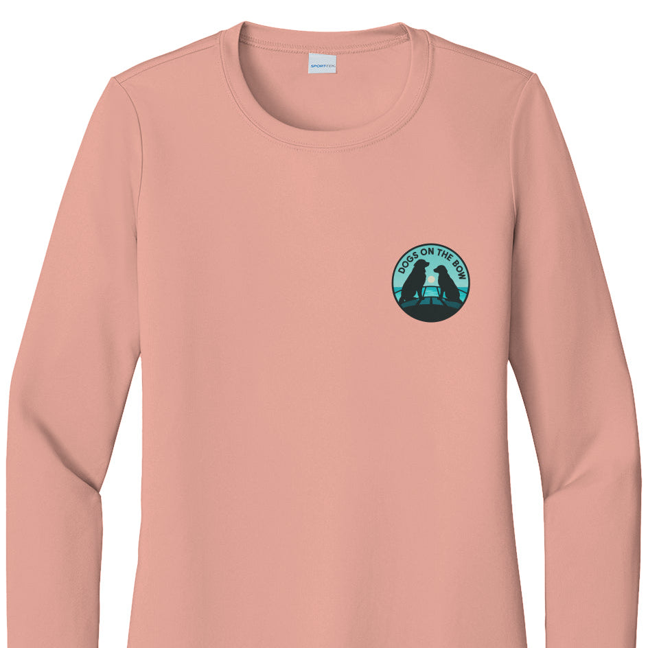 DOB (Aqua) - Womens Posi UV Pro LS Tee