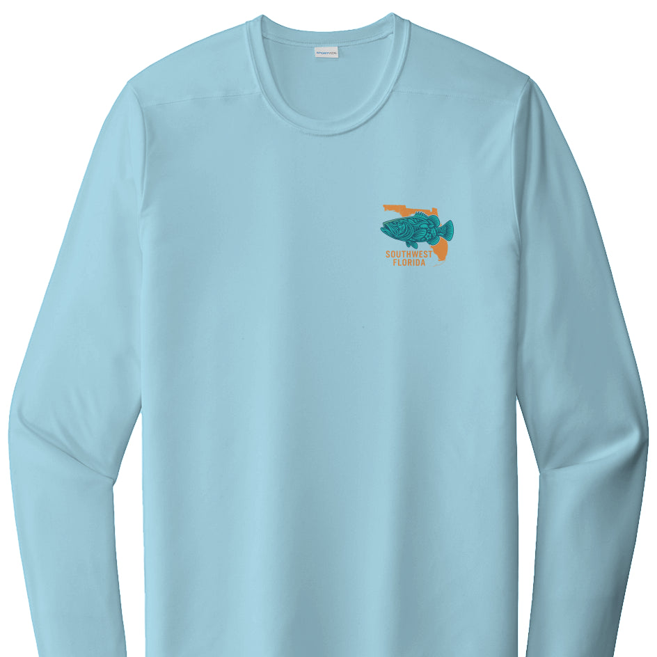 Goliat Grouper Surge - Posi UV Pro LS Tee
