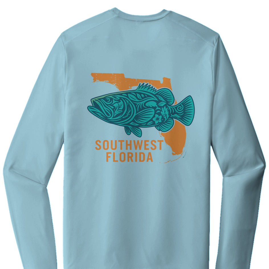 Goliat Grouper Surge - Posi UV Pro LS Tee