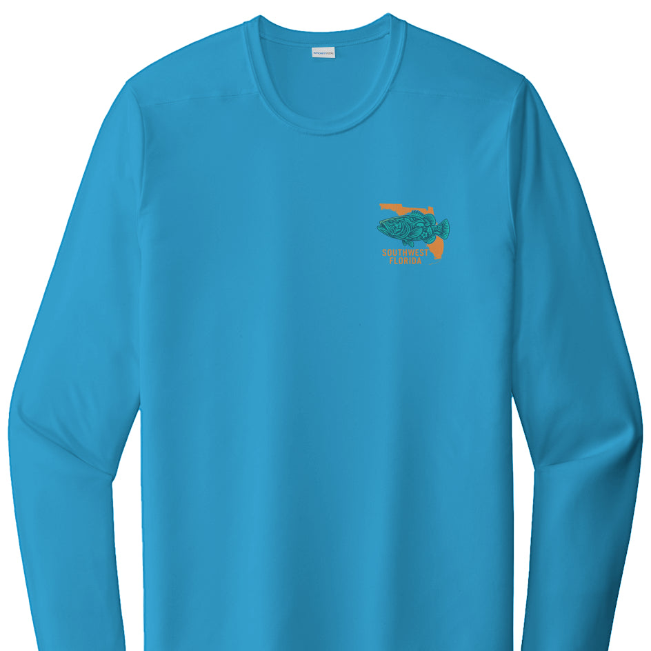 Goliat Grouper Surge - Posi UV Pro LS Tee