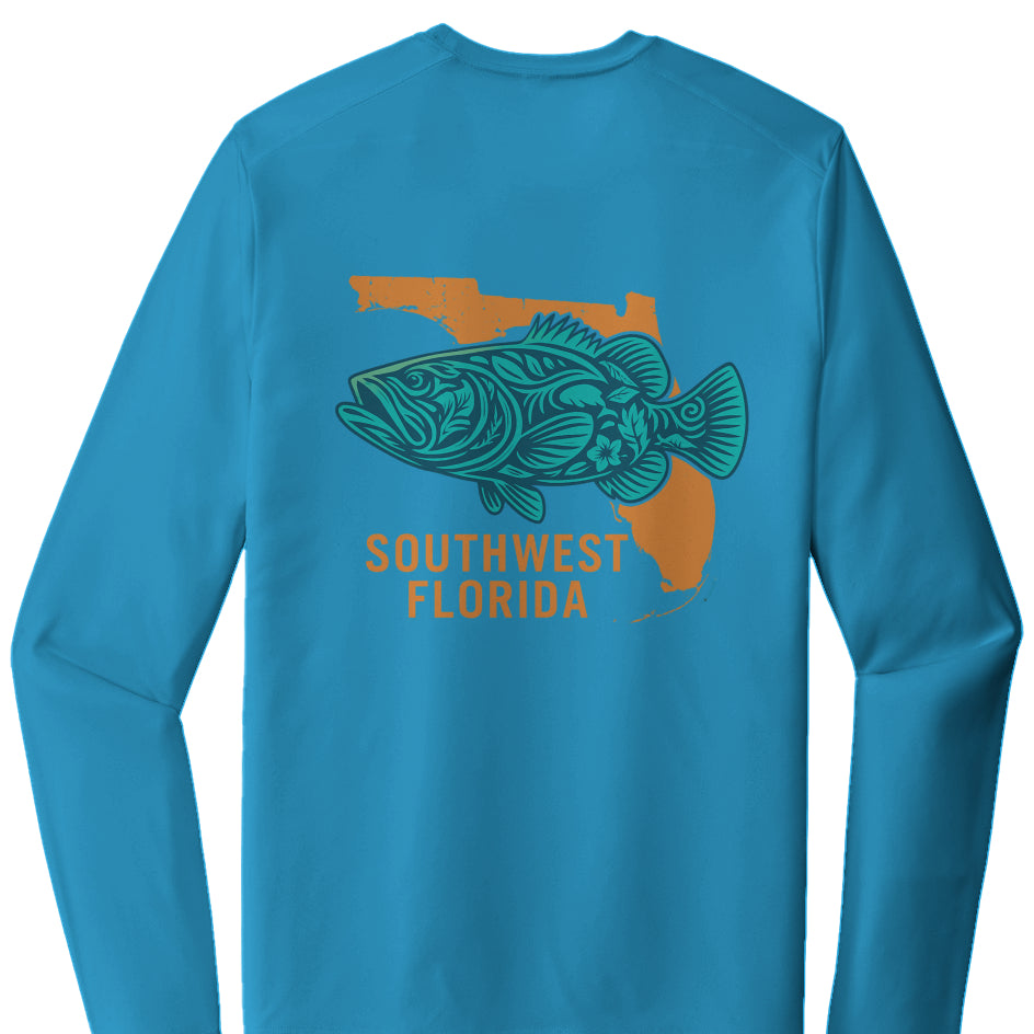 Goliat Grouper Surge - Posi UV Pro LS Tee