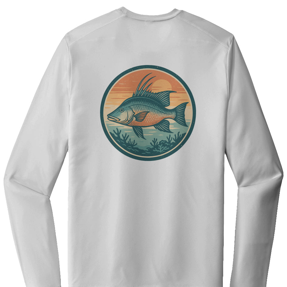 Hogfish at Sunset - Posi UV Pro LS Tee