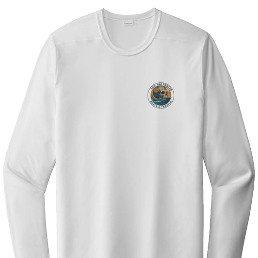Saltwater, Boats, Sunsets & Tequila - Posi UV Pro LS Tee