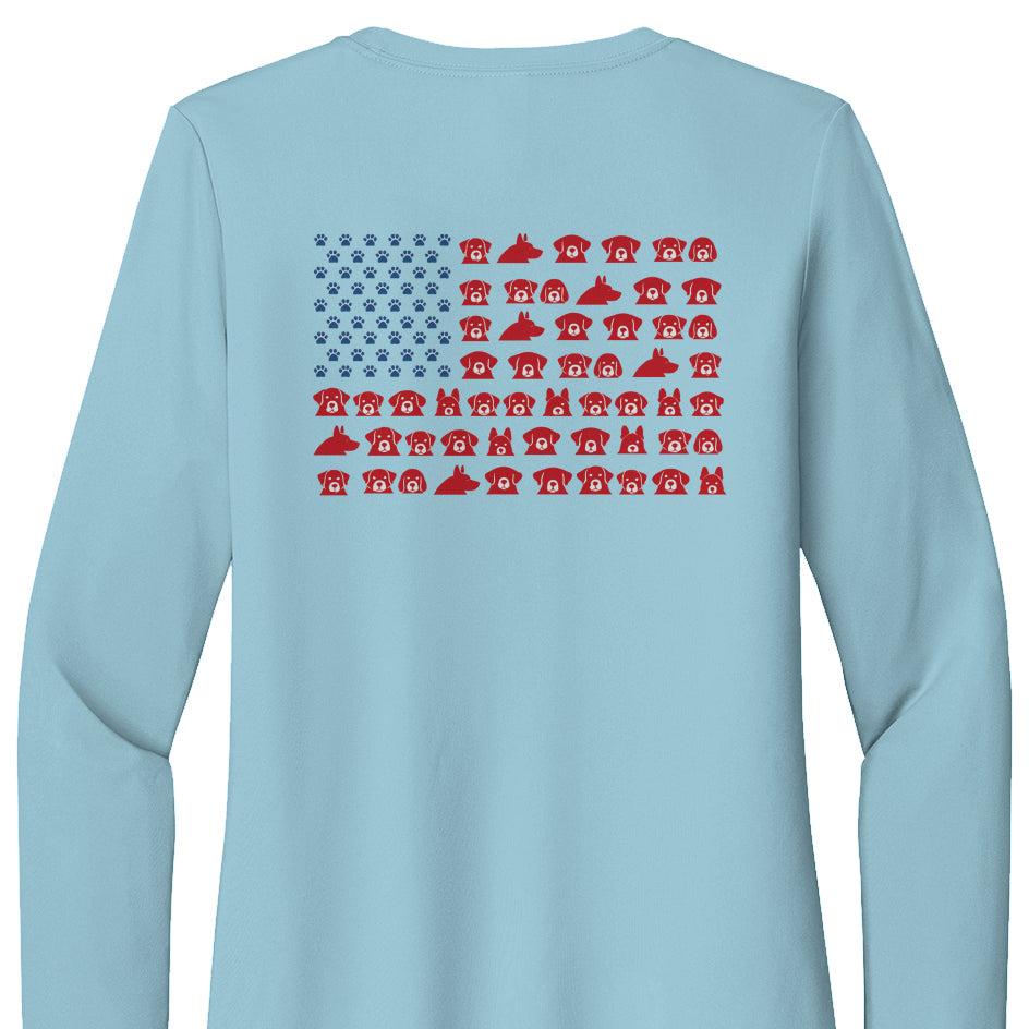 DOB Flag Edition - Womens Posi UV Pro LS Tee