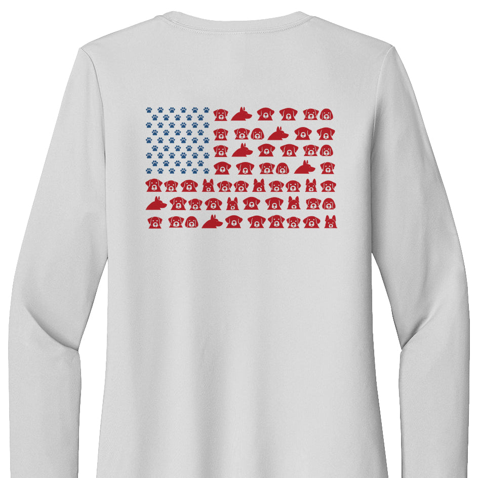 DOB Flag Edition - Womens Posi UV Pro LS Tee