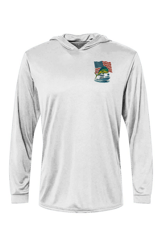 Mahi Run- Hooded LS Tee