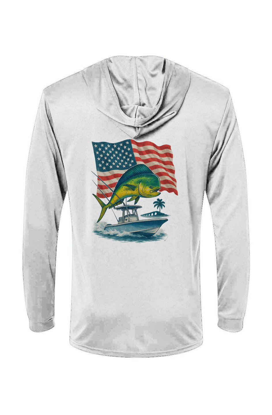 Mahi Run- Hooded LS Tee