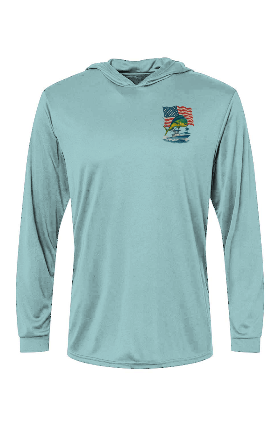 Mahi Run- Hooded LS Tee