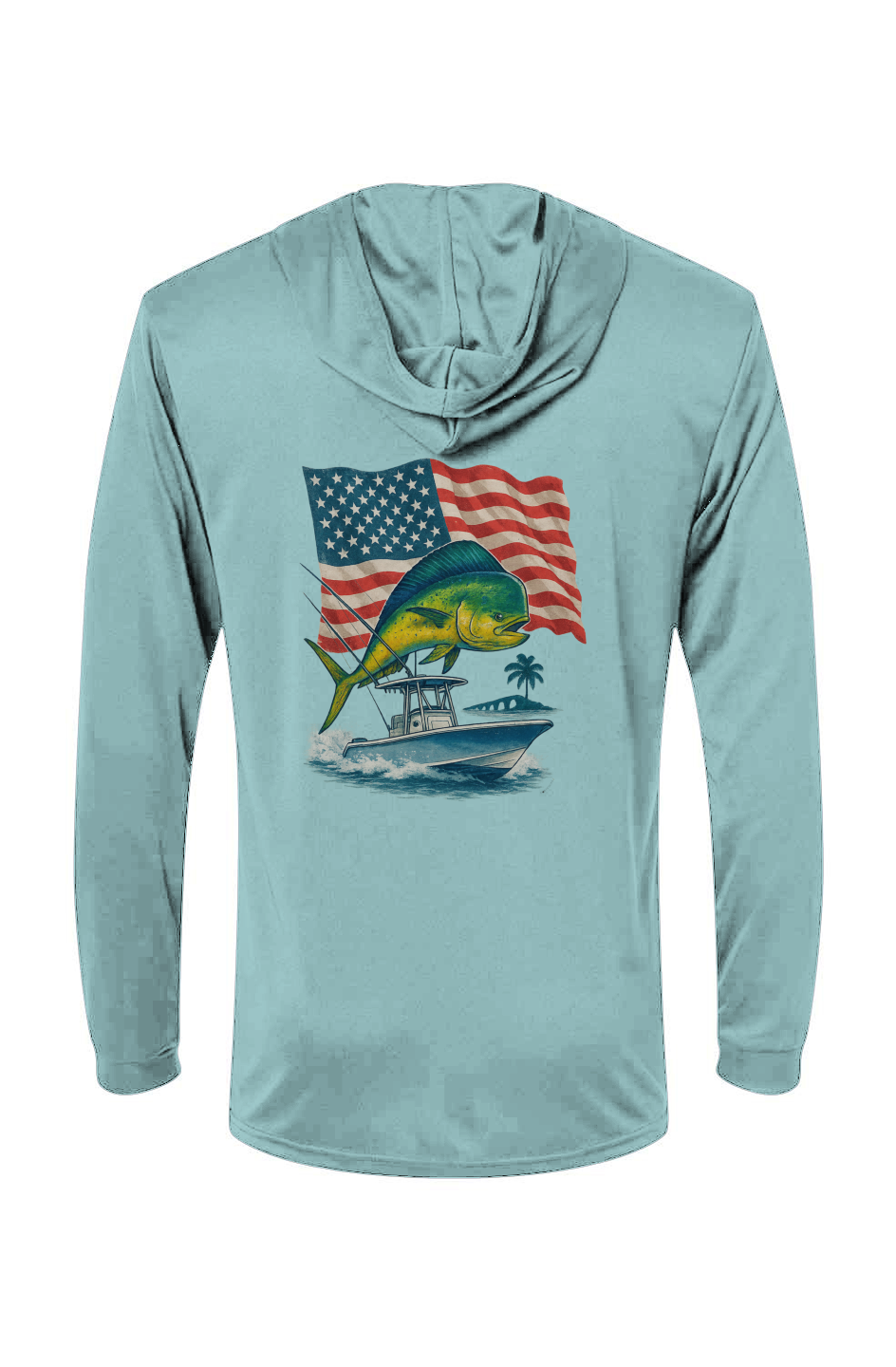 Mahi Run- Hooded LS Tee