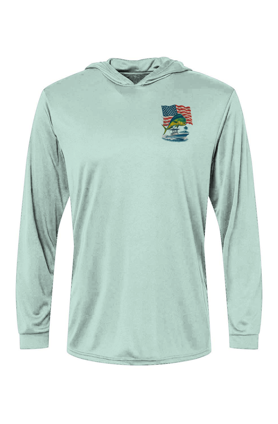 Mahi Run- Hooded LS Tee