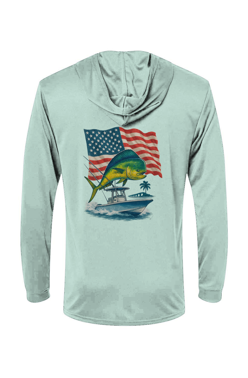 Mahi Run- Hooded LS Tee