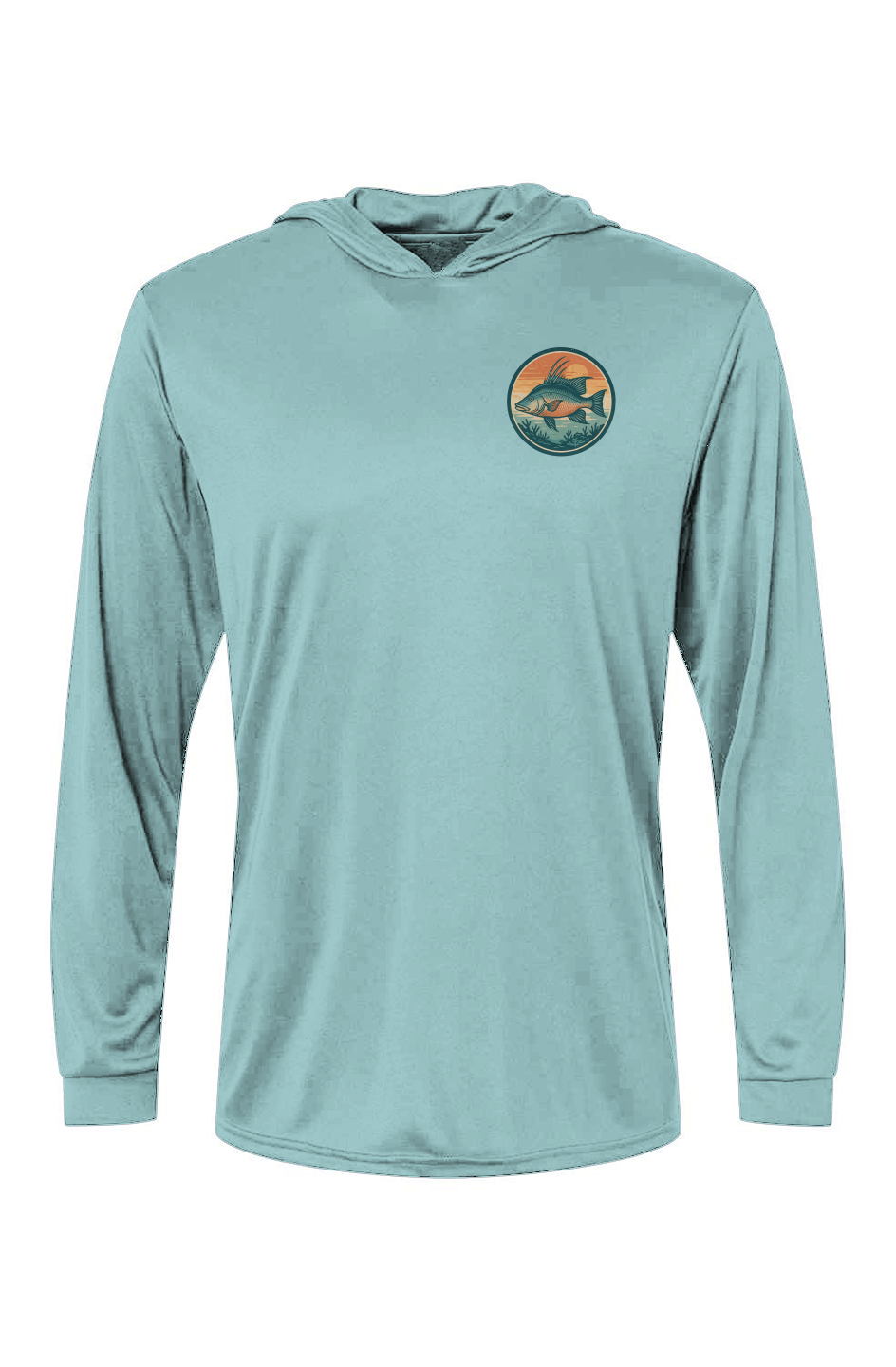 Hogfish at Sunset - Hooded LS Tee