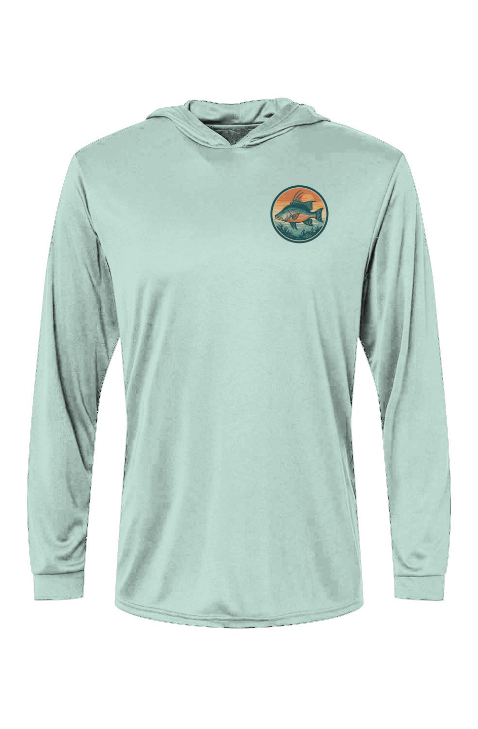 Hogfish at Sunset - Hooded LS Tee