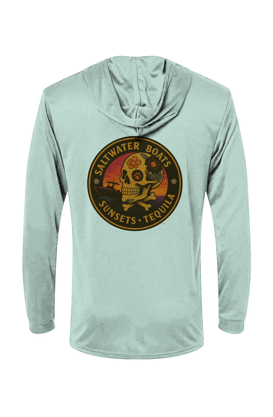 Tequila Series – Saltwater Sunsets and Tequila Night Edition - Hooded LS Tee