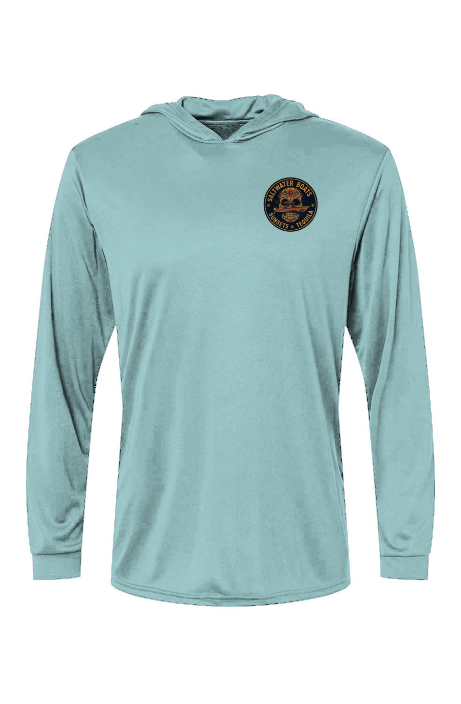 Saltwater Sunsets and Tequila Classic Edition - Hooded LS Tee