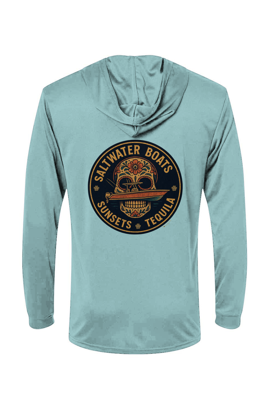 Saltwater Sunsets and Tequila Classic Edition - Hooded LS Tee