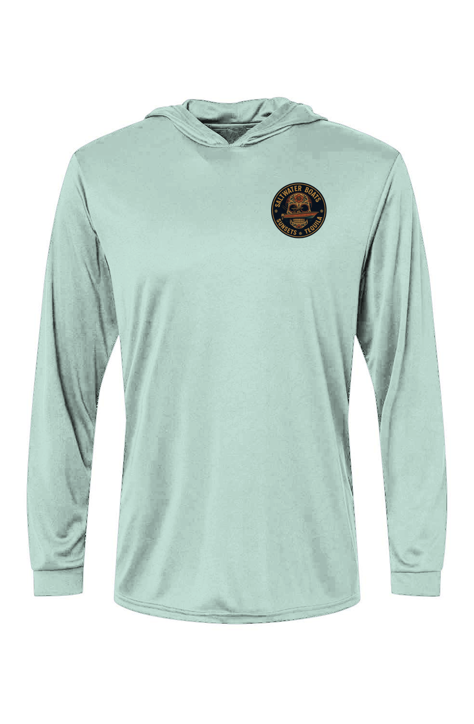 Saltwater Sunsets and Tequila Classic Edition - Hooded LS Tee