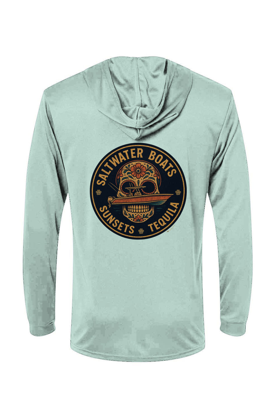 Saltwater Sunsets and Tequila Classic Edition - Hooded LS Tee