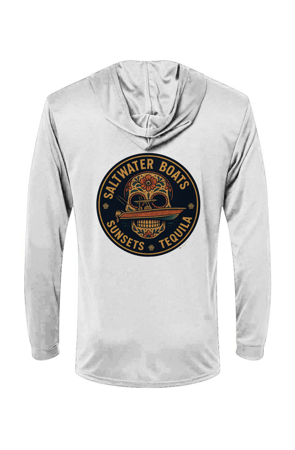 Saltwater Sunsets and Tequila Classic Edition - Hooded LS Tee