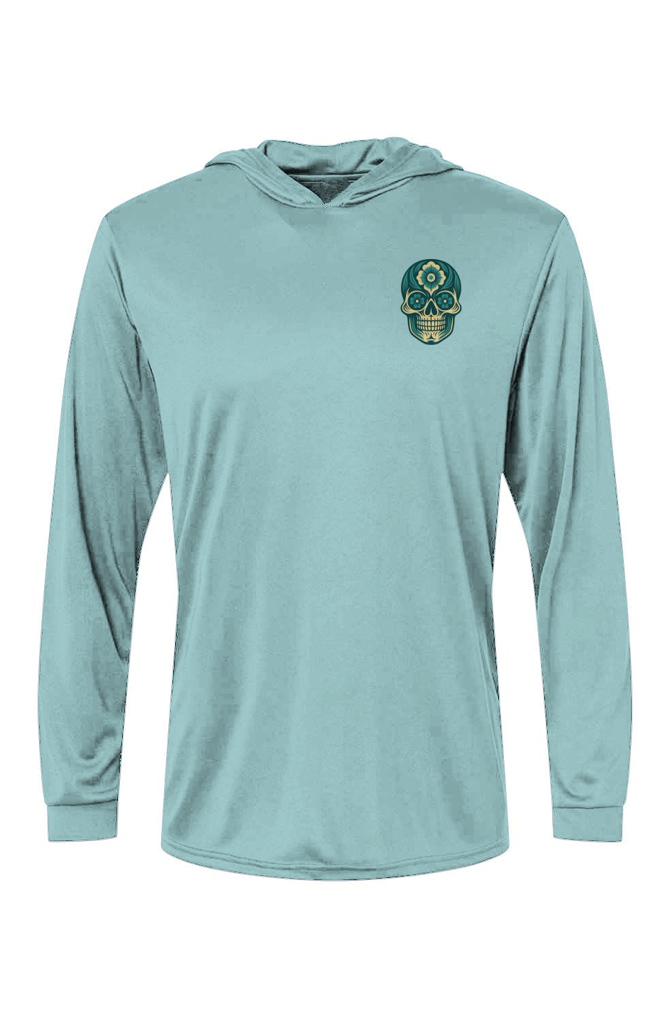 Saltwater Sunsets and Tequila Vintage Olive Edition - Hooded LS Tee