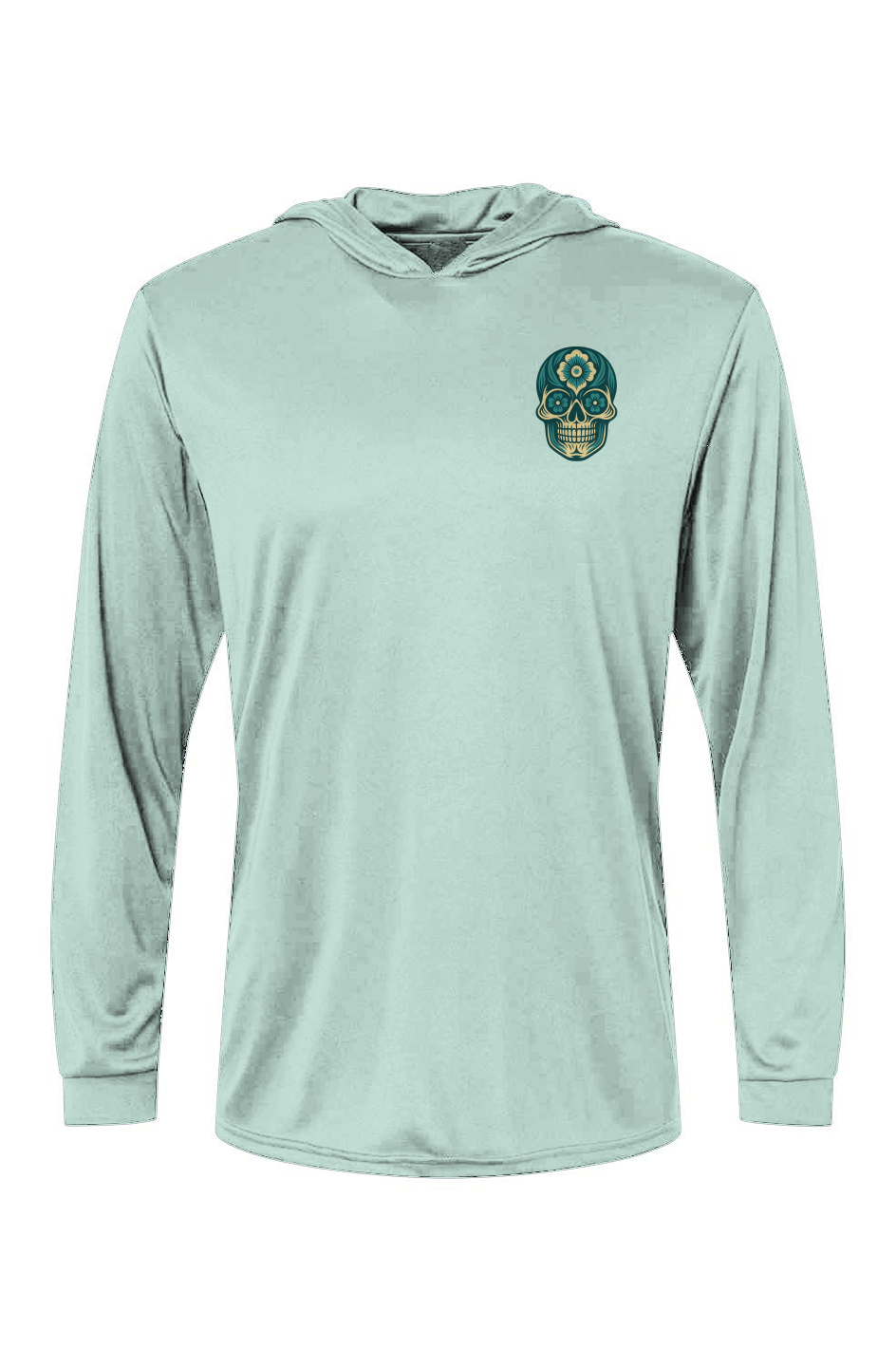 Saltwater Sunsets and Tequila Vintage Olive Edition - Hooded LS Tee