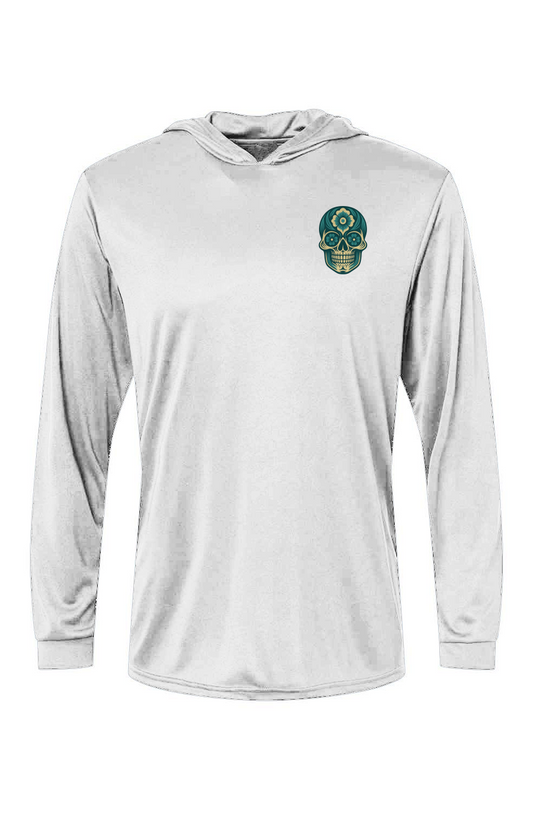 Saltwater Sunsets and Tequila Vintage Olive Edition - Hooded LS Tee