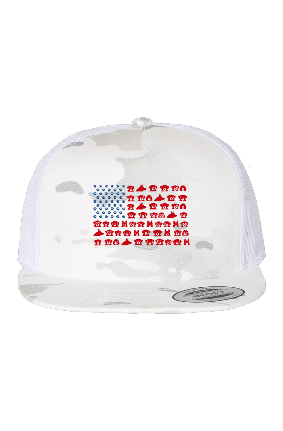 Multicam Alpine/ White Trucker Cap