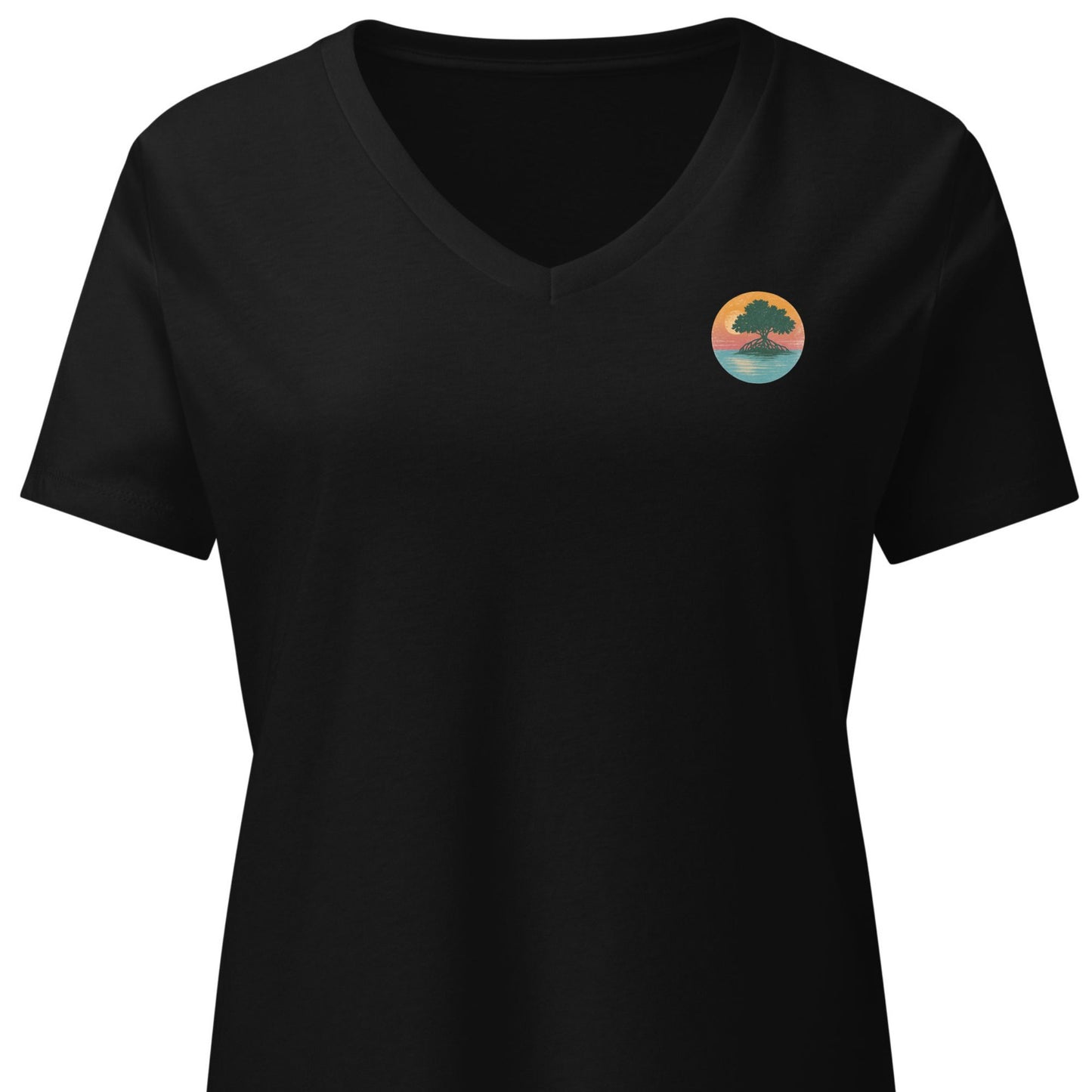 Mangrove Sunset – Women’s Premier Coastal V-Neck