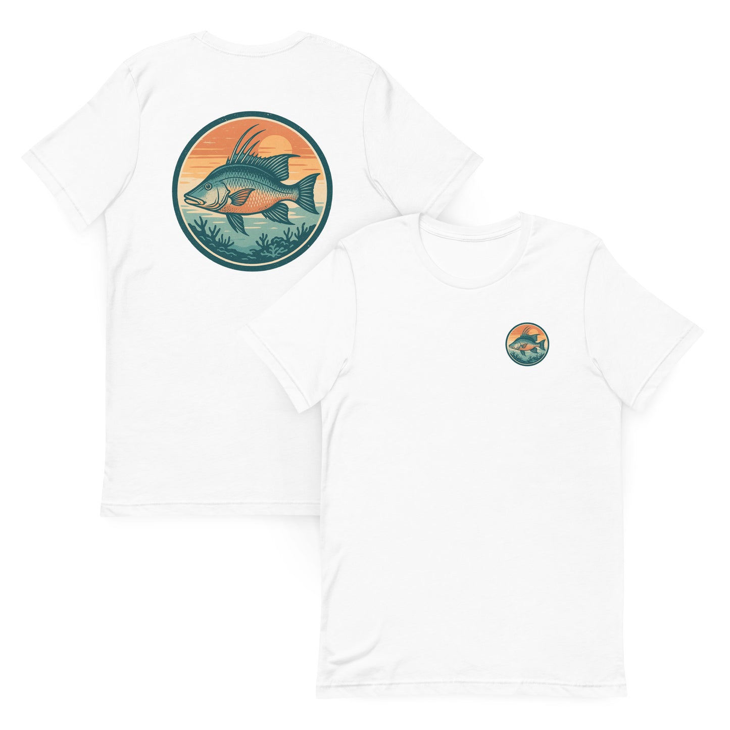 Hogfish at Sunset - The Everyday Coastal Tee (Unisex Crew Neck)