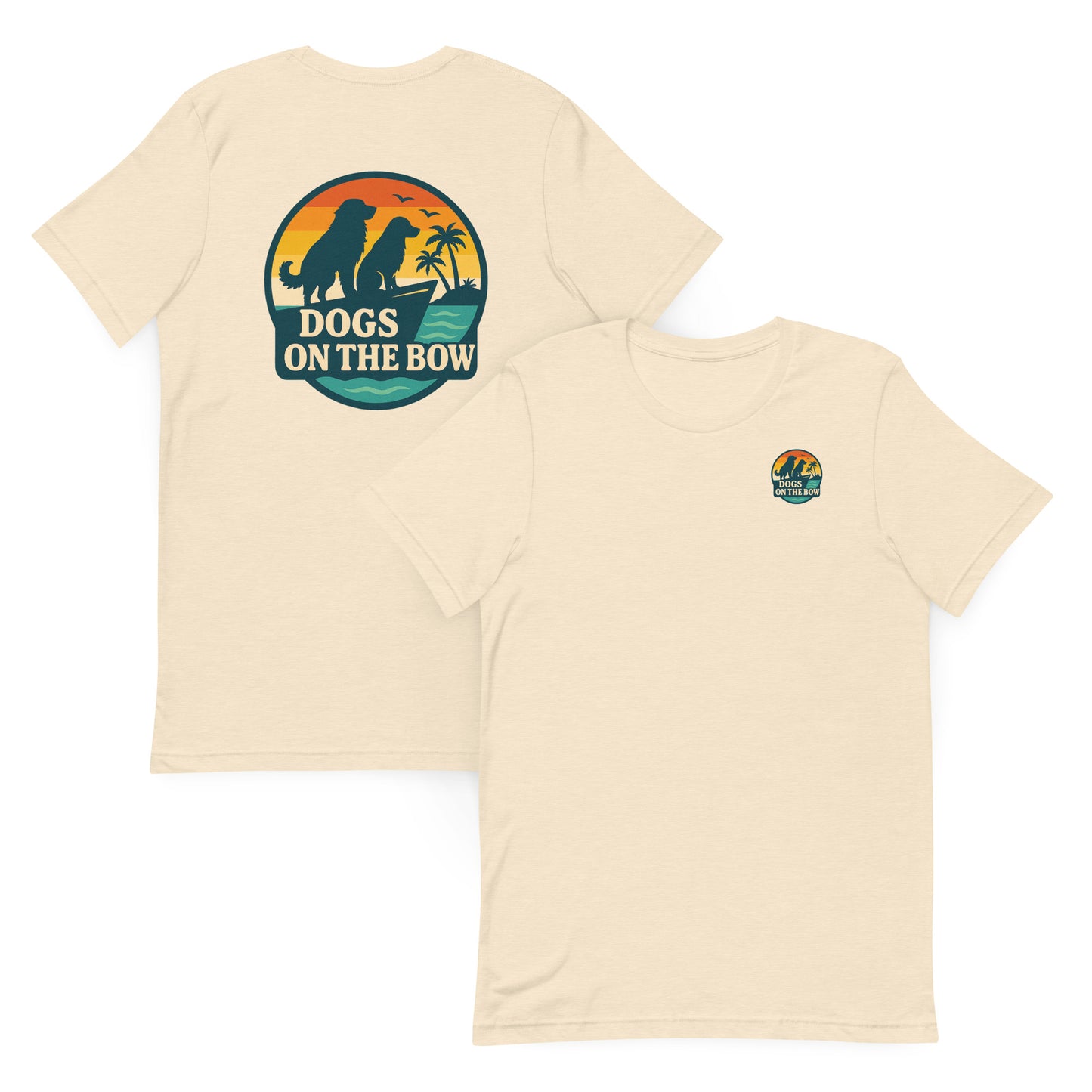 Retro DOB at Sunset  The Everyday Coastal Tee (Unisex Crew Neck)