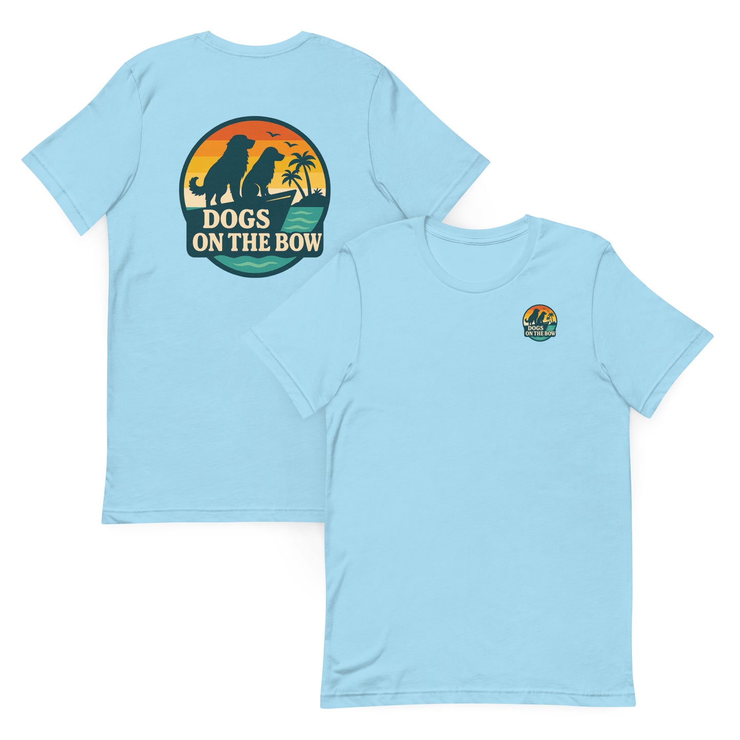 Retro DOB at Sunset  The Everyday Coastal Tee (Unisex Crew Neck)