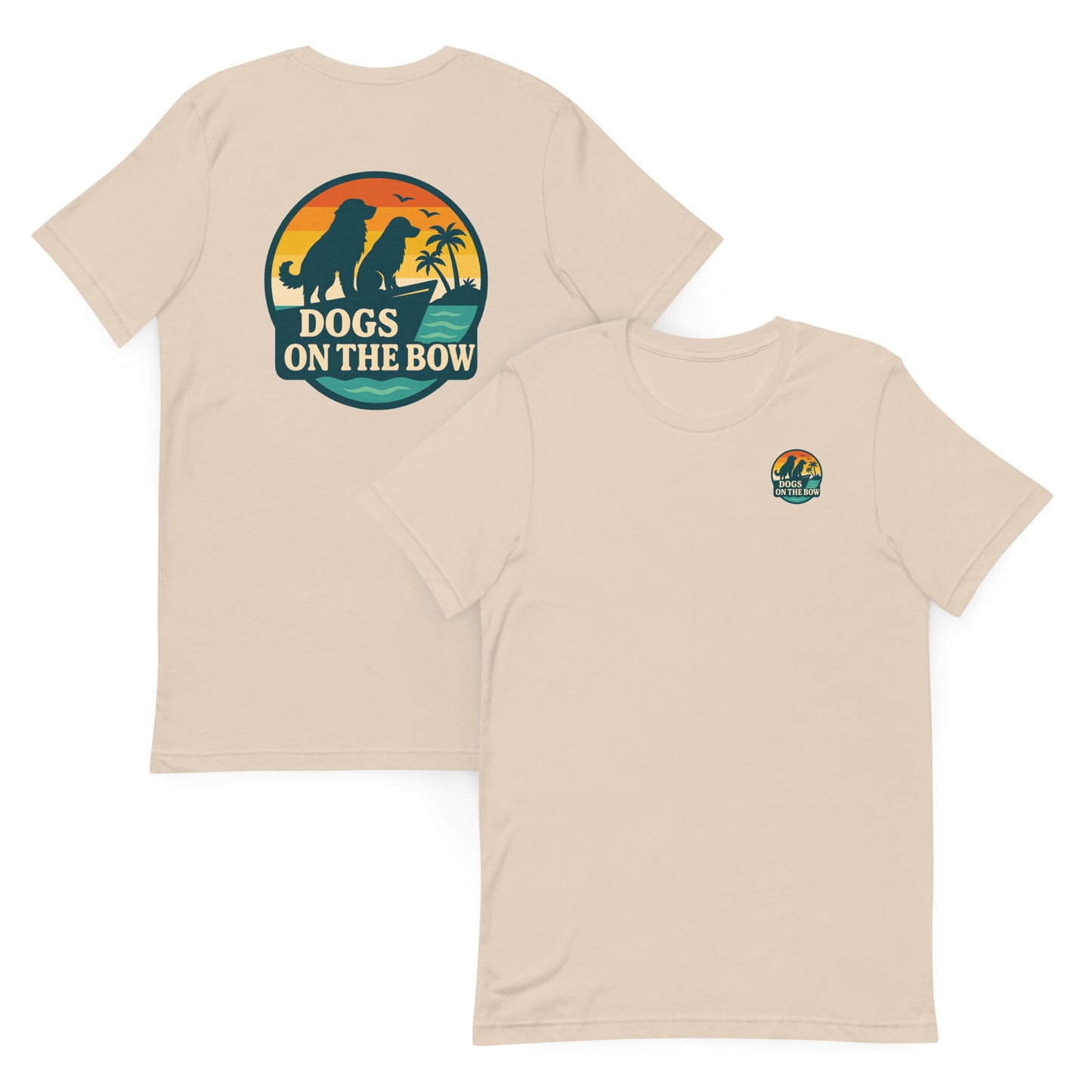 Retro DOB at Sunset  The Everyday Coastal Tee (Unisex Crew Neck)