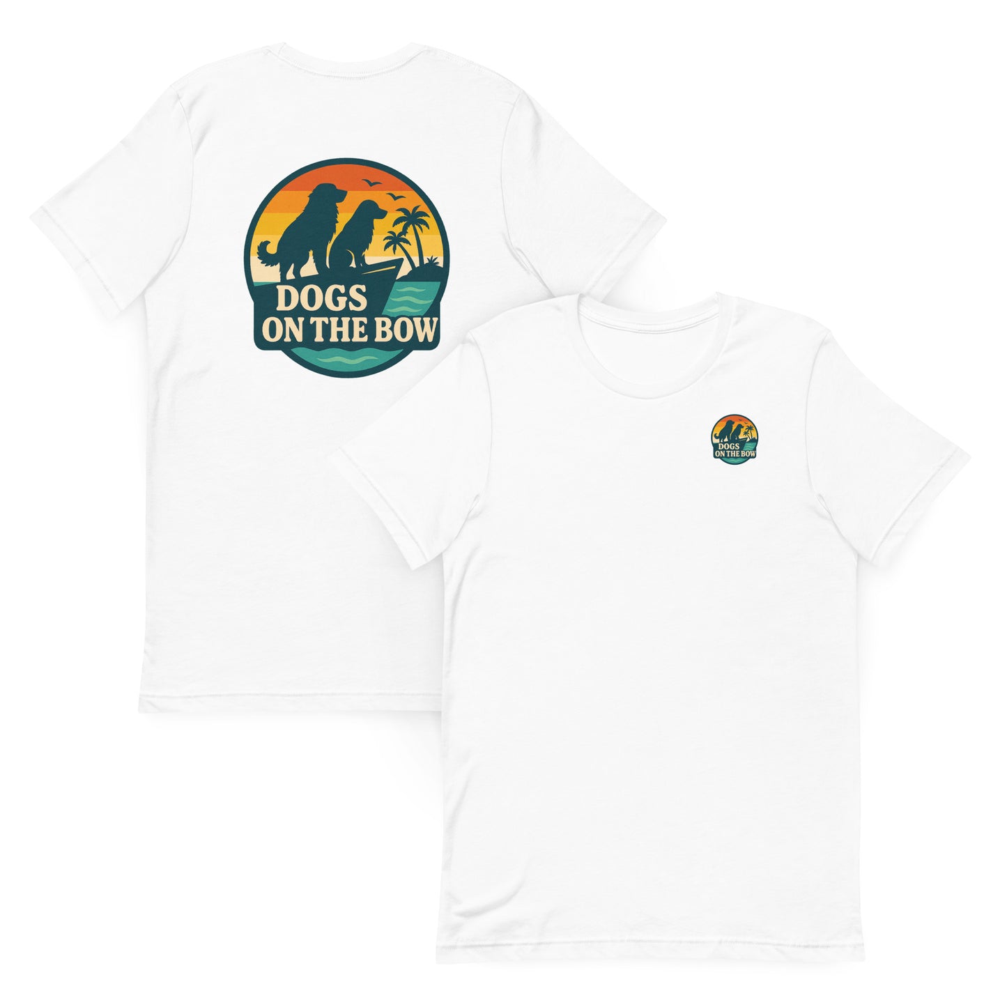 Retro DOB at Sunset  The Everyday Coastal Tee (Unisex Crew Neck)
