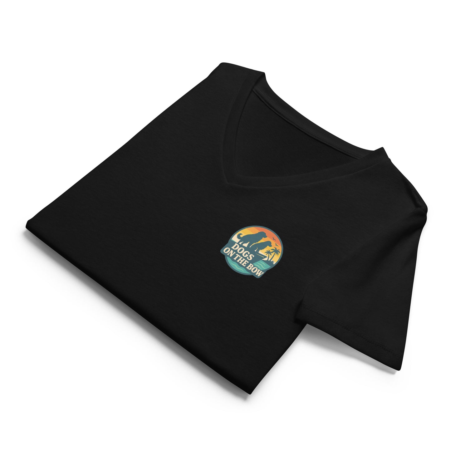 Retro DOB at Sunset – Women’s Premier Coastal V-Neck