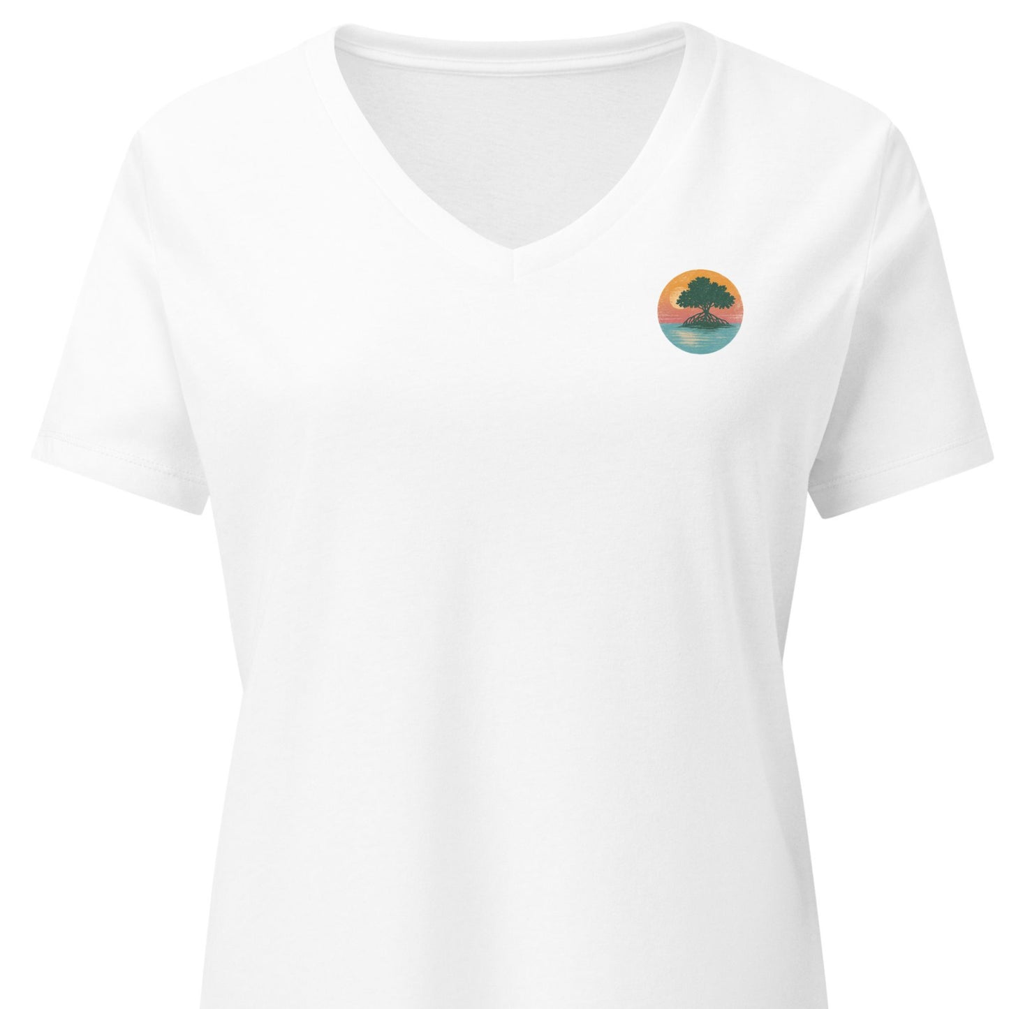 Mangrove Sunset – Women’s Premier Coastal V-Neck