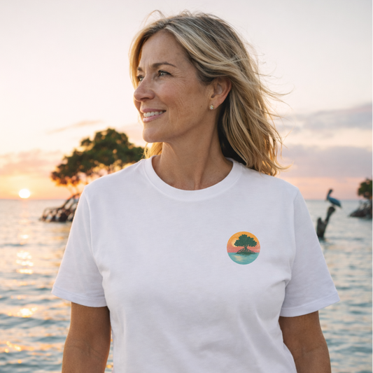Mangrove Sunset - The Everyday Coastal Tee (Unisex Crew Neck)