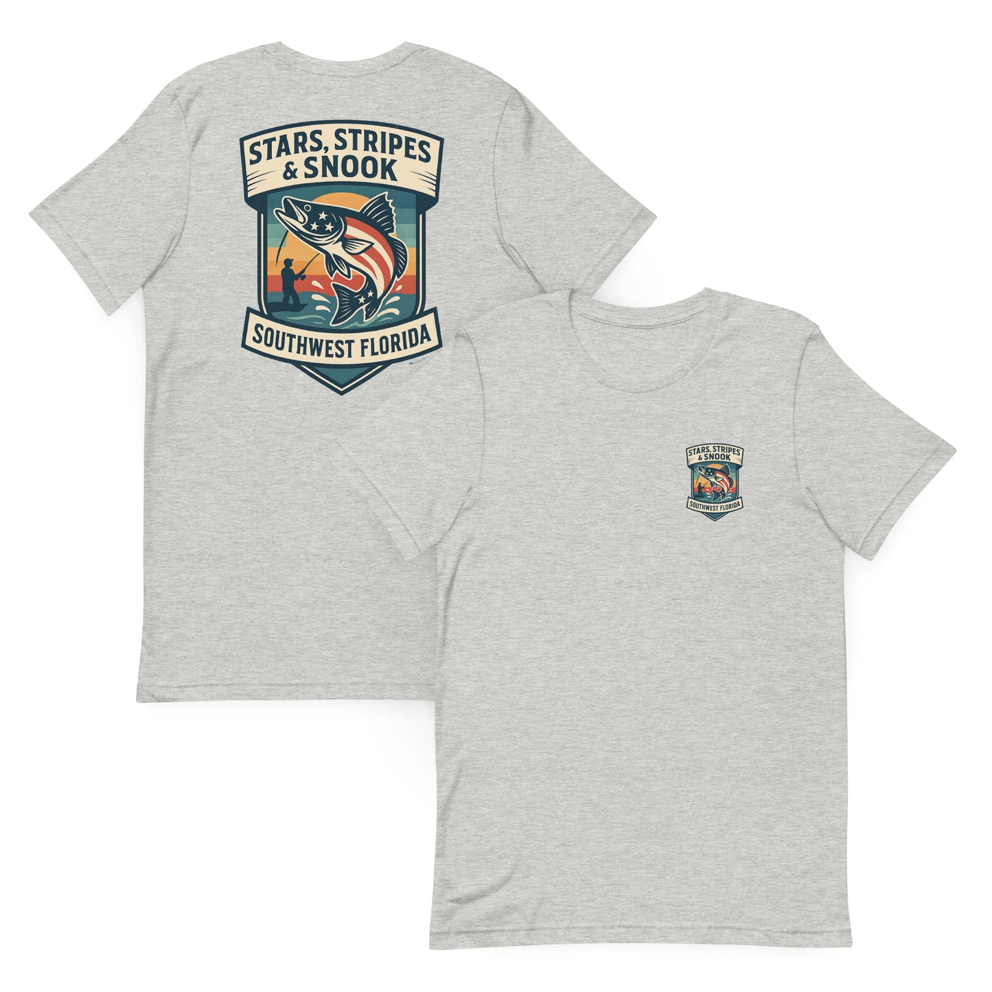 Stars, Stripes & Snook - The Everyday Coastal Tee (Unisex Crew Neck)