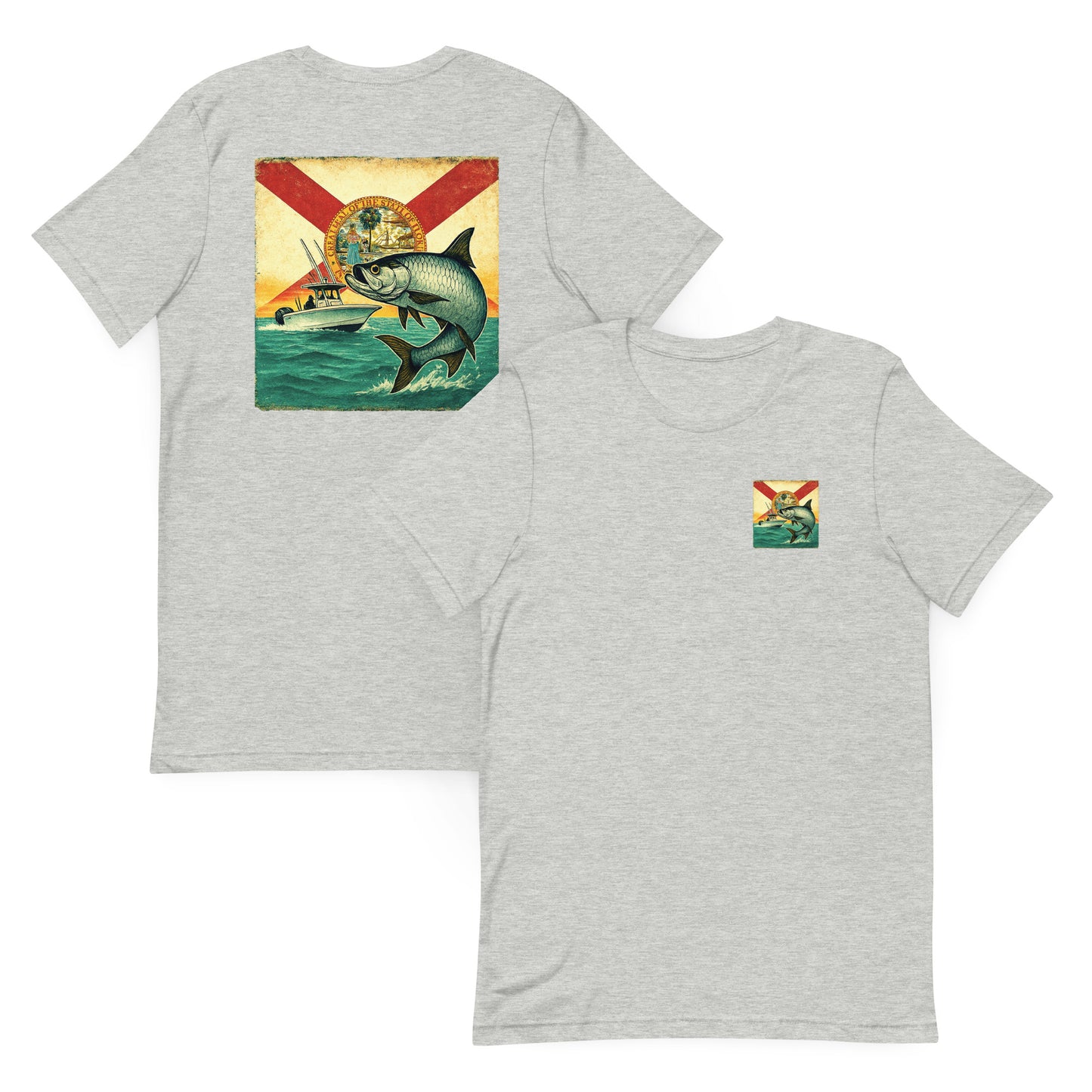 Weathered Snook Flag (Unisex t-shirt)