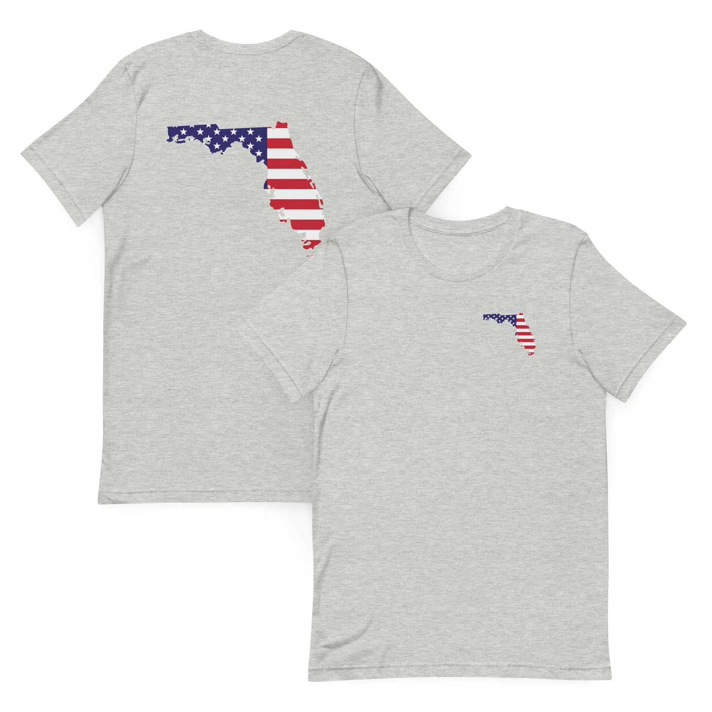 Red, White & Blue Florida  The Everyday Coastal Tee (Unisex Crew Neck)
